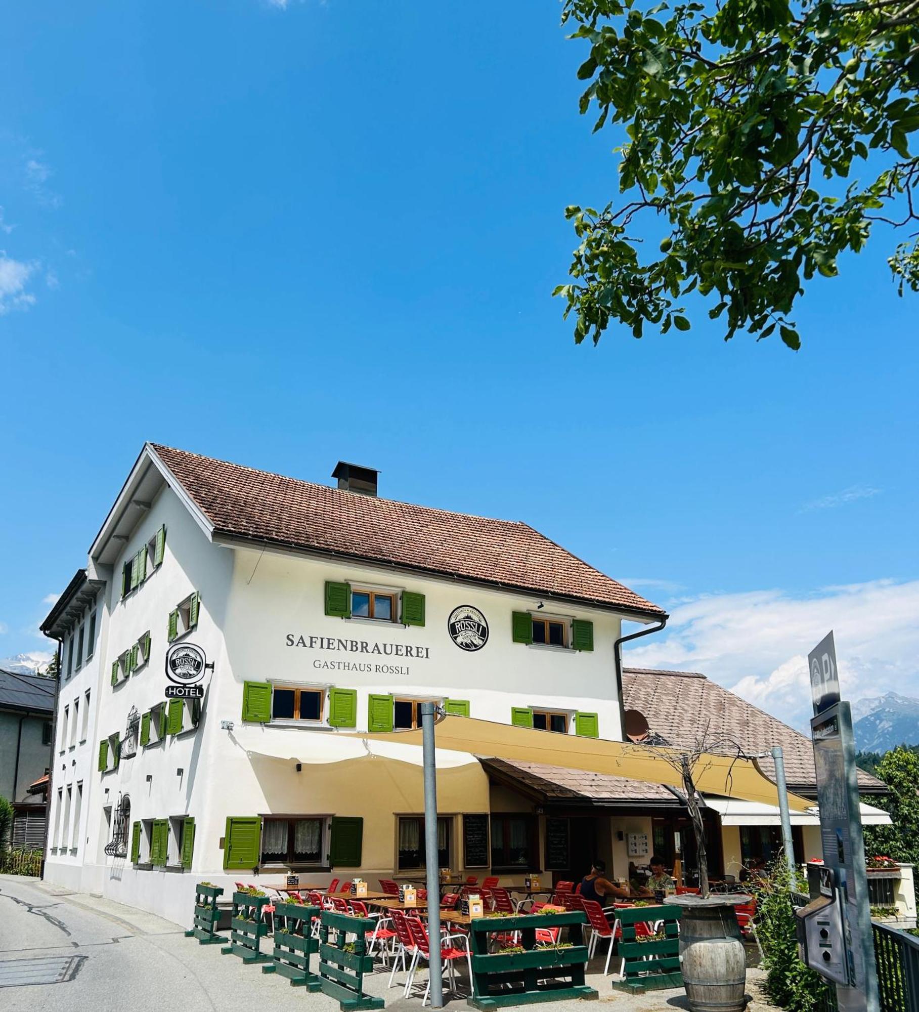 Gasthaus Roessli Versam Buitenkant foto
